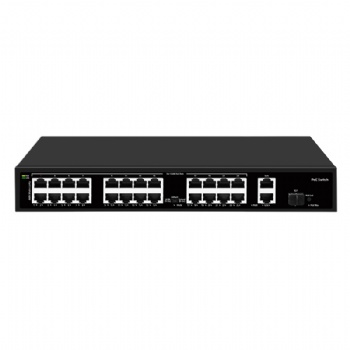 24-Port 100Mbps and 3-Port Gigabit PoE Switch