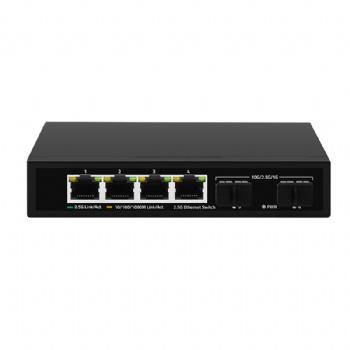 4-Port 2.5G and 2-Port 10G SFP+ Ethernet Switch